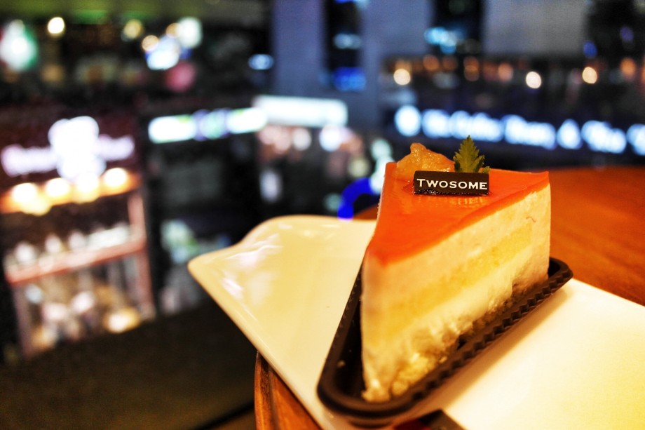 Grapefruit Cheese Cake A Twosome Place Seoul Korea - AspirantSG