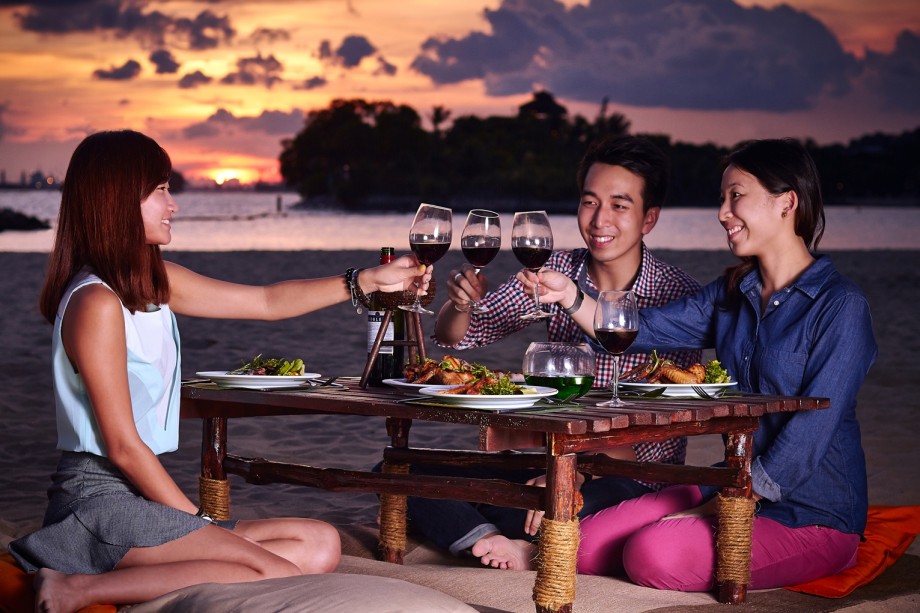 BBQ by the Beach At Sentosa.