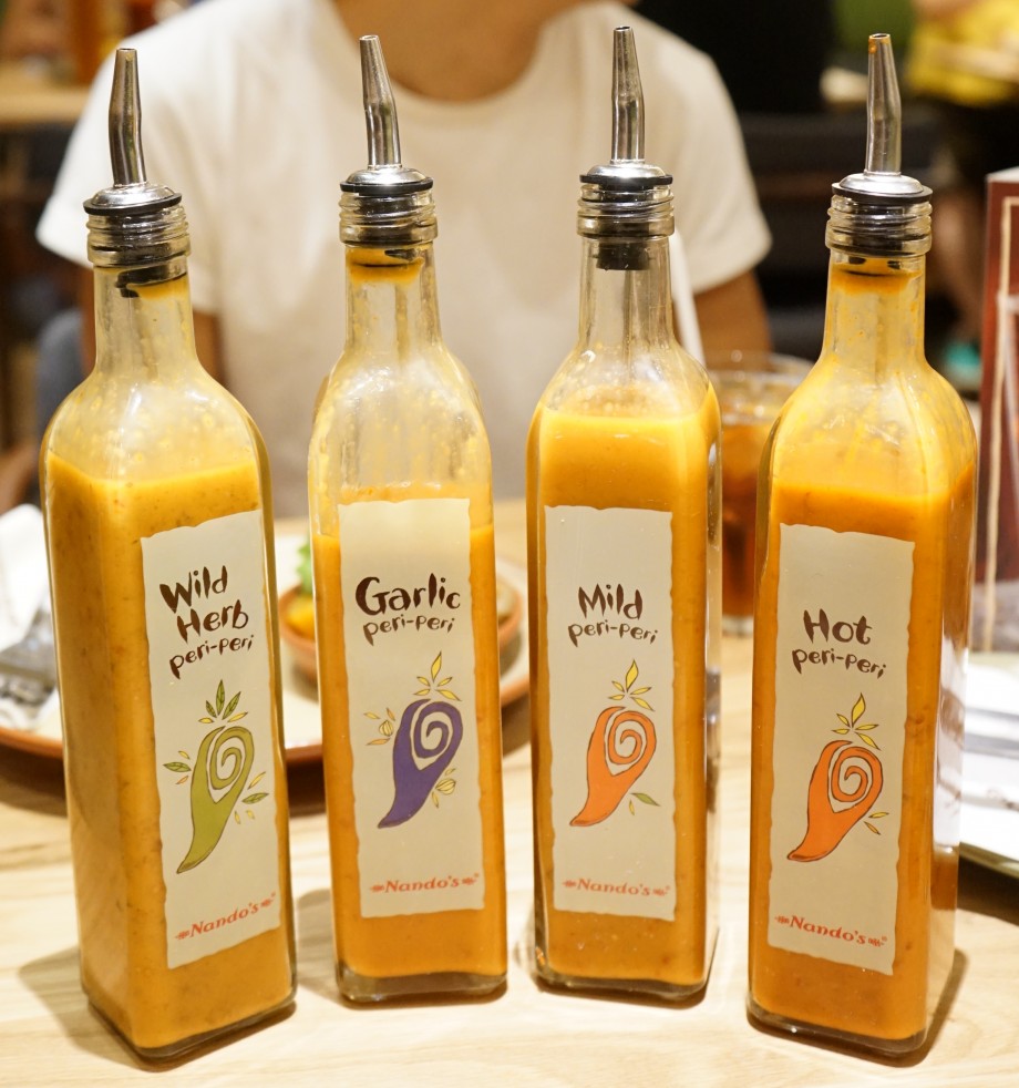 Nando's Famous Peri-peri Sauces - AspirantSG