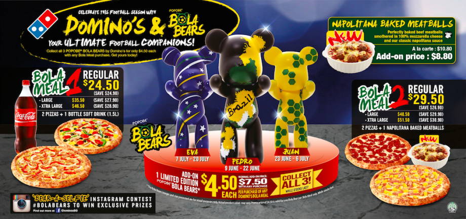 Domino's More Pizza More Football Campaign - AspirantSG