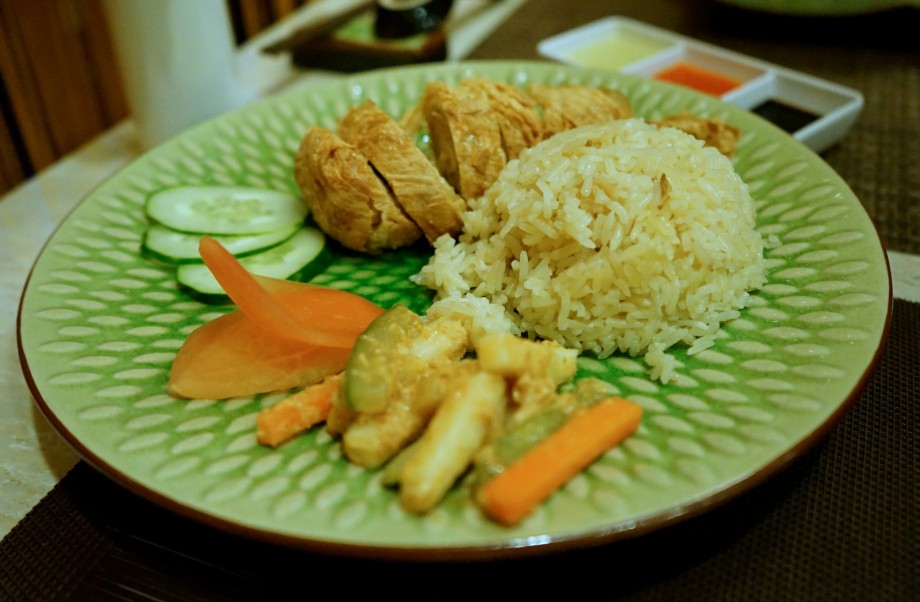 Vegetarian Chicken Rice Honzen - AspirantSG