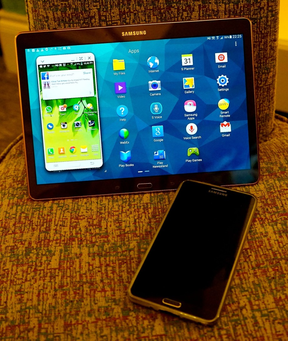 SideSync 3.0 Function Samsung Galaxy Tab S - AspirantSG
