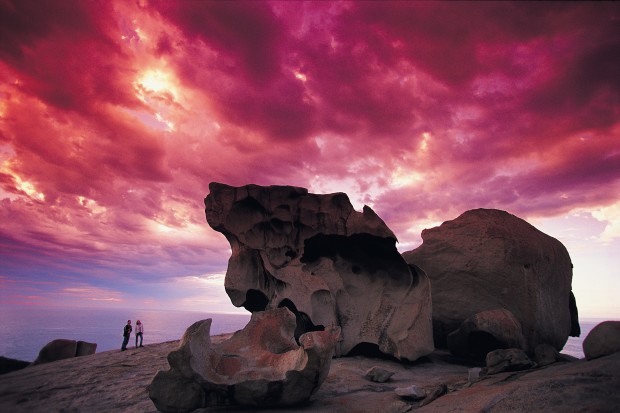 5520 - KI, Remarkable Rocks (sunset) HIGH RES