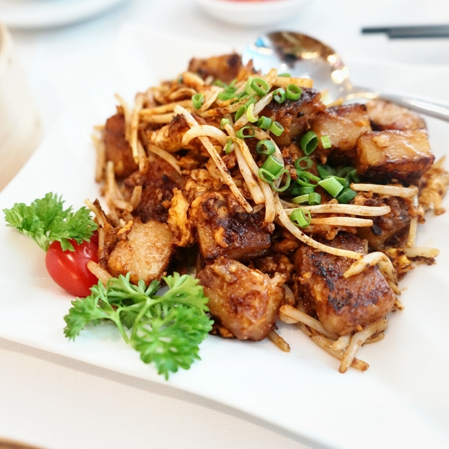 Fried Carrot With Bean Sprout and XO Chilli Sauce The Cathay - AspirantSG