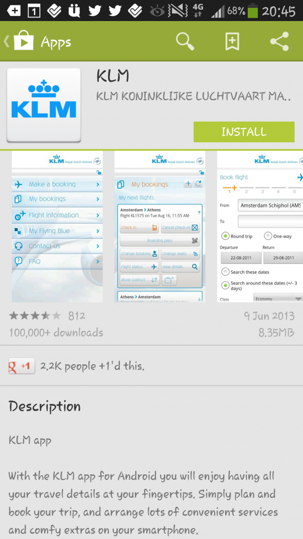 KLM Mobile App Download - AspirantSG
