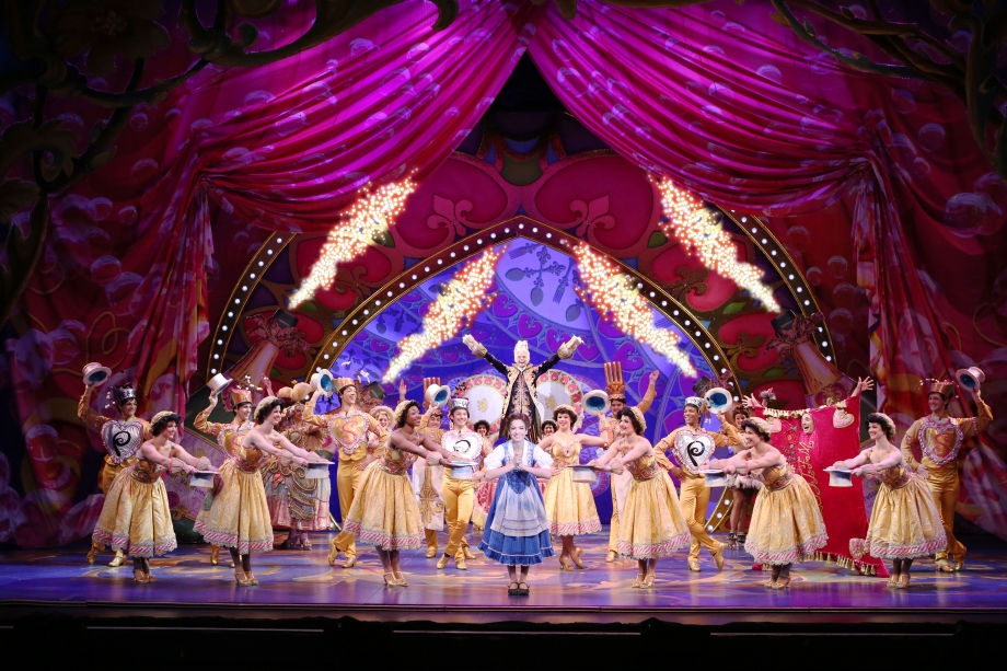 Hilary Maiberger As Belle & Cast of Beauty & The Beast Singapore - AspirantSG