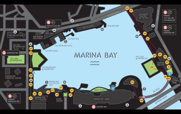 iLight Marina Bay 2014 Festival Map