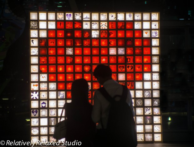 Love heArts Installation i Light Marina Bay 2014