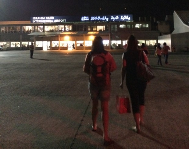 Touchdown At Males Airport - AspirantSG