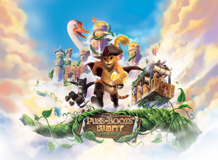 Puss In Boots Giant Journey Roller Coaster Launch In USS - AspirantSG