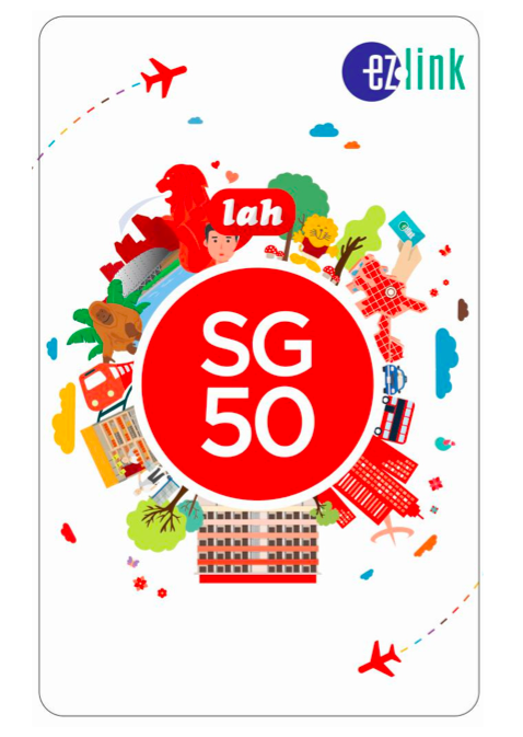 Commemorative SG50 ezlink card Singapore - AspirantSG