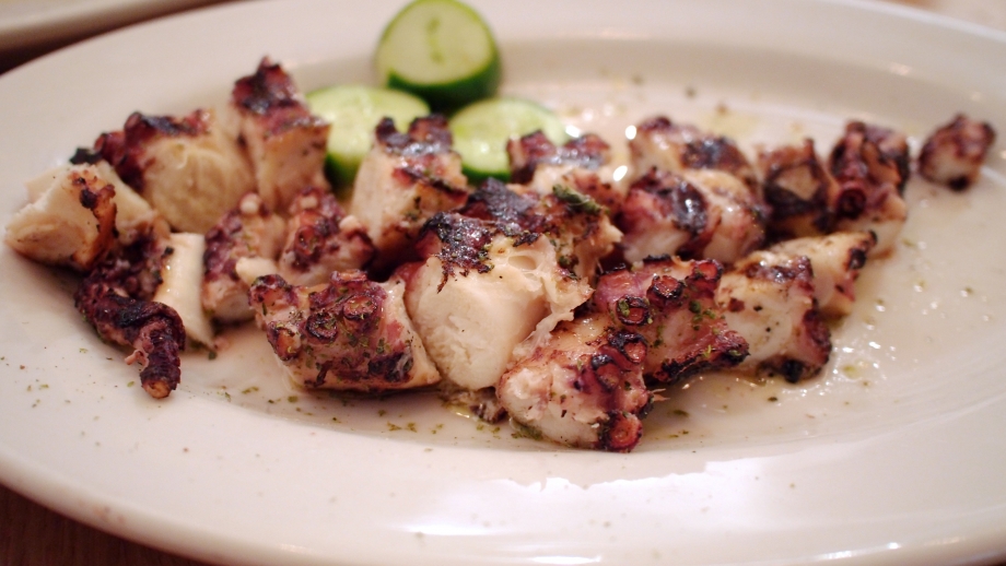 Taverna Kyclades Grilled Octopus NYC - AspirantSG