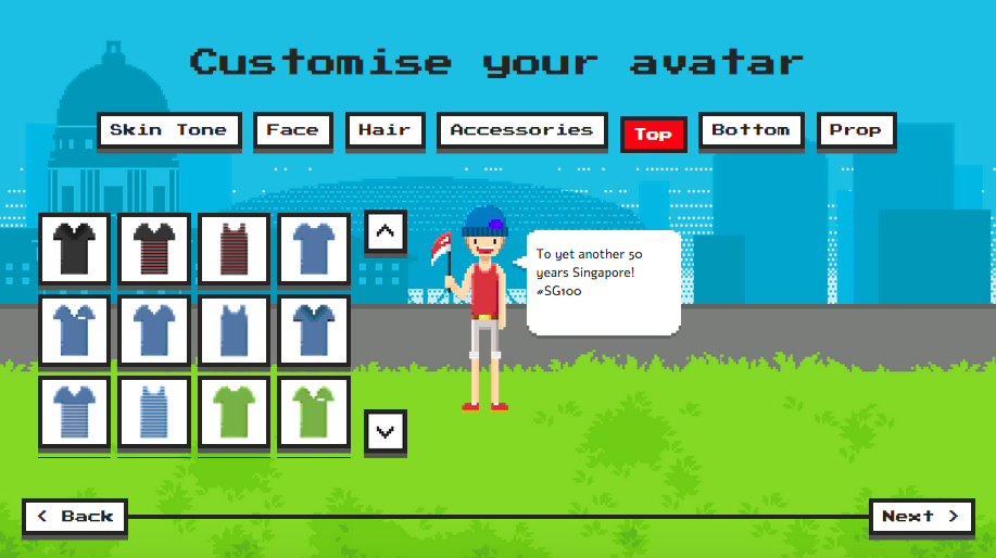 Customise Avatar #PixelPAdang - AspirantSG