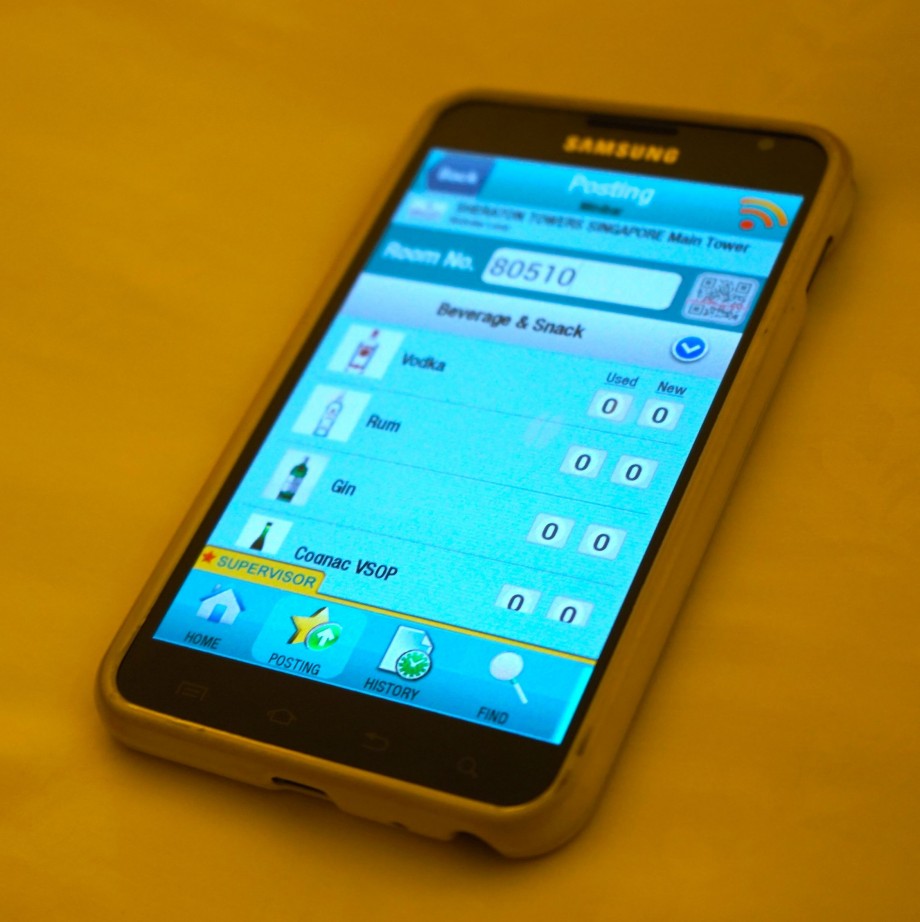 Sheraton Towers Singapore Beverage Tracking App - AspirantSG