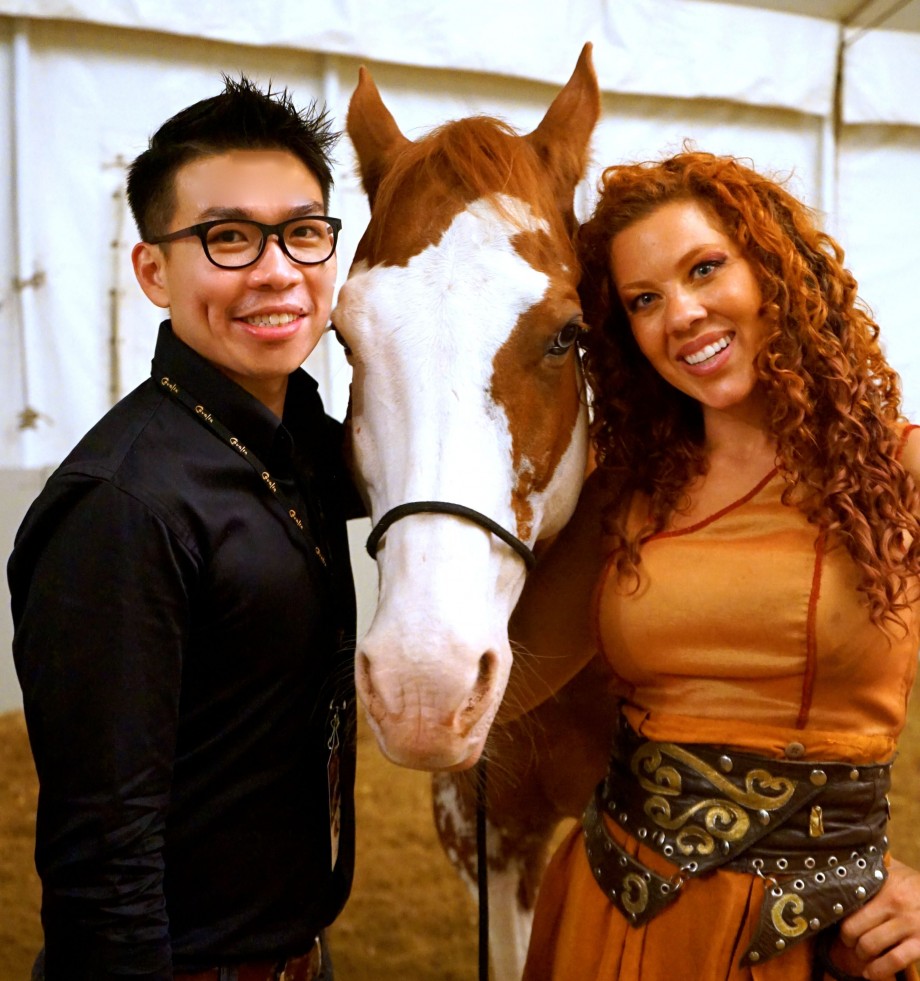 Wefie with the Stars of Cavalia Singapore - AspirantSG