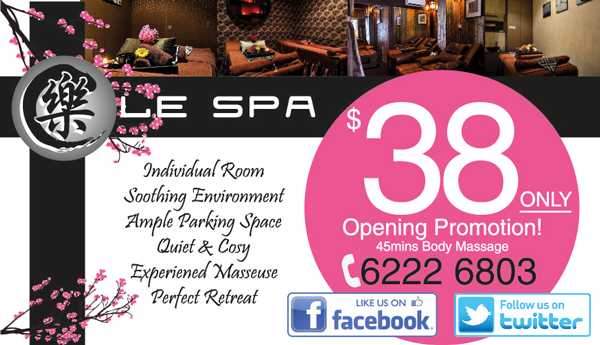 Le Spa Opening Promotion