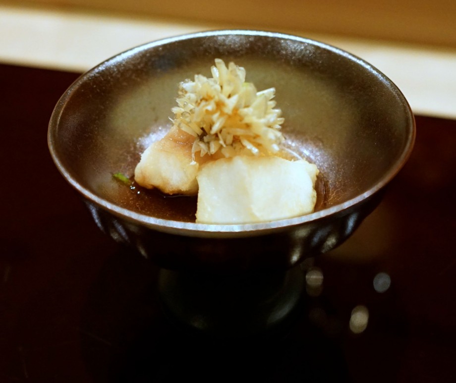 Ki-Sho Japanese Fine Dining Deep fried Amadai - AspirantSG