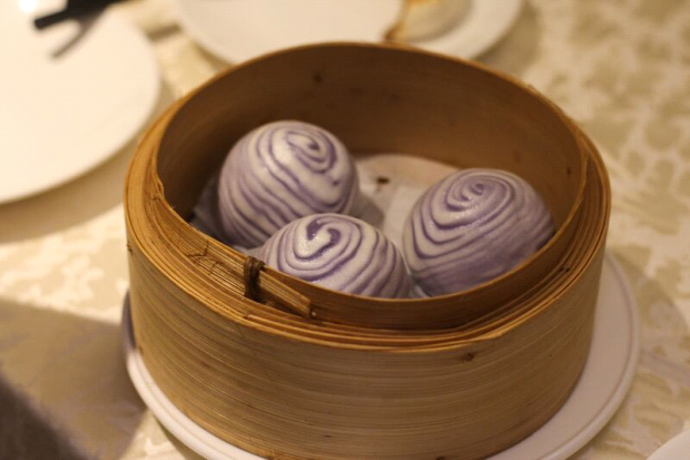 Steamed Yam Paste with Salted Egg Yolk - AspirantSG