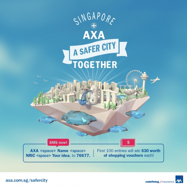 AXA A Safer City Campaign 2015 - AspirantSG