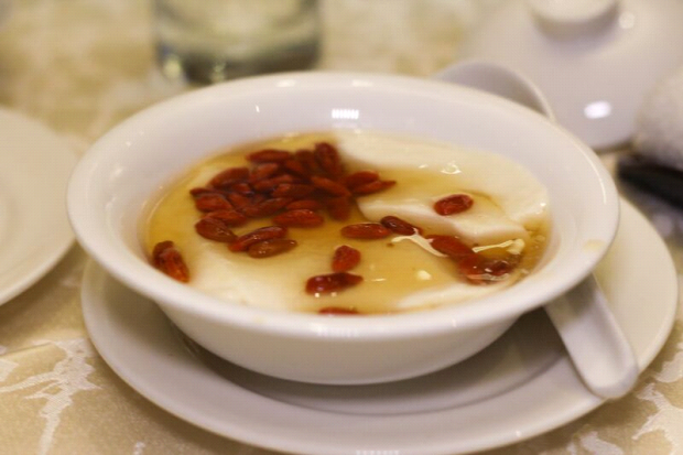 Homemade Bean Curd with Wolfberry - AspirantSG