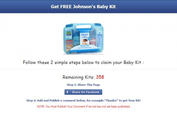 Baby Johnson Scam Site - AspirantSG