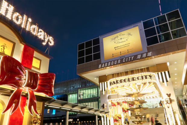 Hong Kong Harbour City Christmas Light Up - AspirantSG