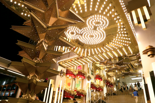 Hong Kong Harbour City Disney Christmas Light Up - AspirantSG