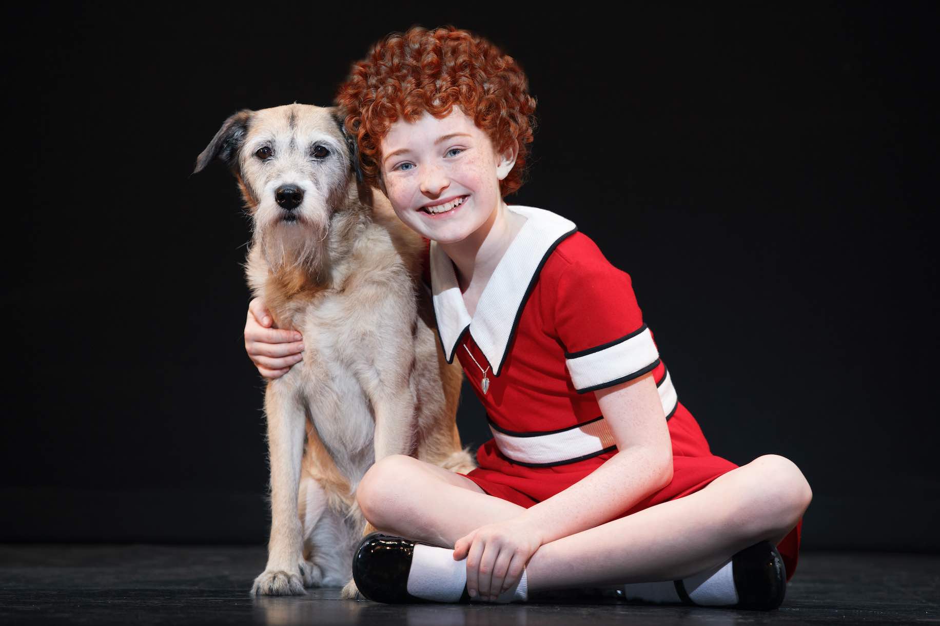 Annie With Her Dog - AspirantSG