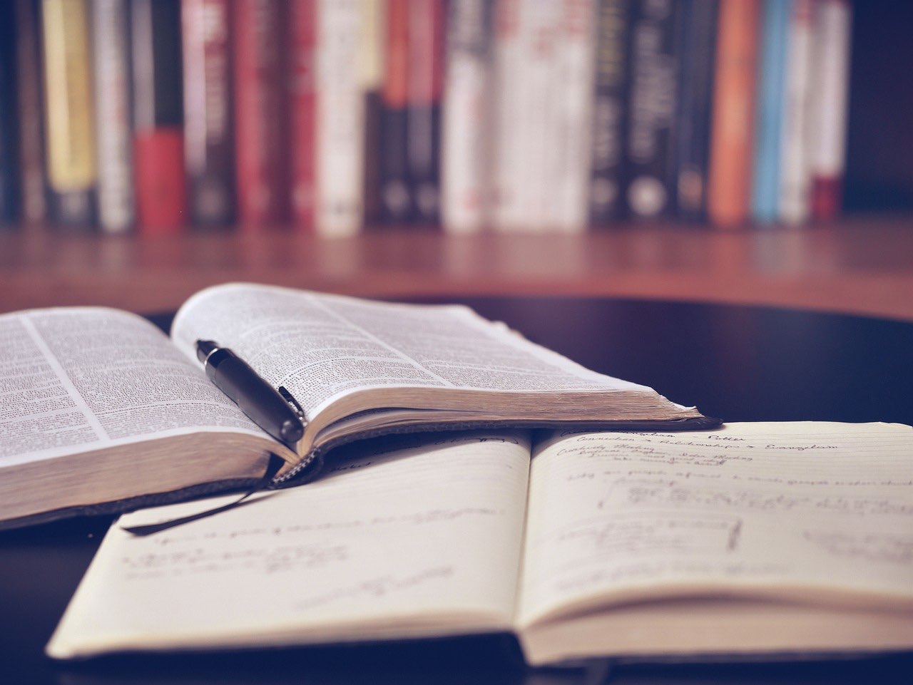 Study In Library (Pixabay Free Image) - AspirantSG