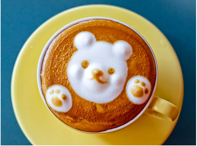 Bear Cheer Latte Art - AspirantSG