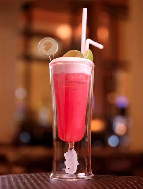 The Fullerton Hotel Singapore Merlion Cocktail - AspirantSG