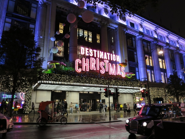 Selfridges Christmas Decorations London England - AspirantSG