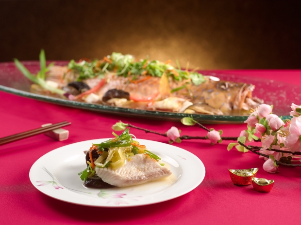 Steamed Garoupa in Preserved Vegetables