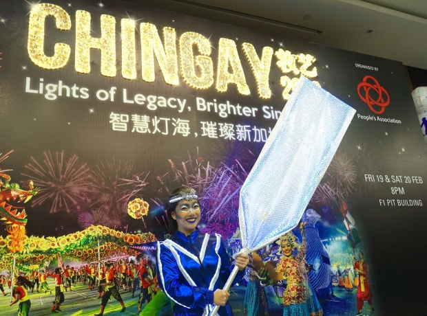 Chingay Lights Of Legacy Performer Vinny - AspirantSG