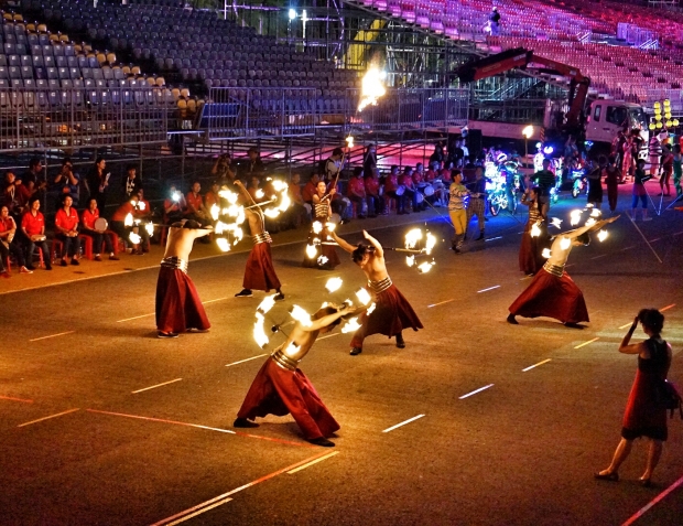 Chingay 2016 Fire Performers - AspirantSG