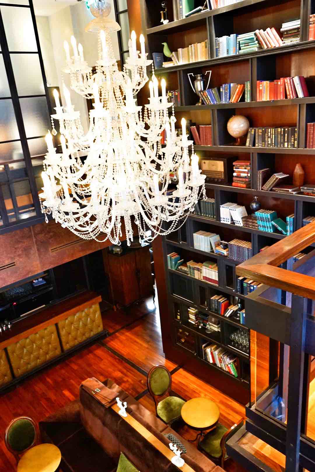 Bookshelfs At Hotel Indigo Bangkok - AspirantSG