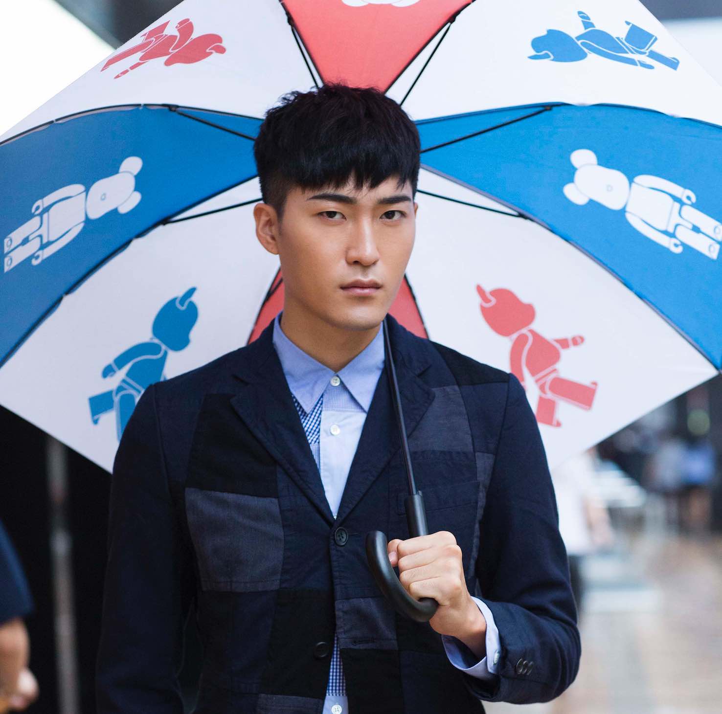 BE@RBRICK “Style Up in the Rain” Umbrella Men - AspirantSG