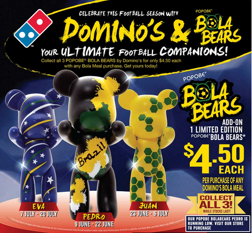 Bola Bears From Domino's Pizza - AspirantSG
