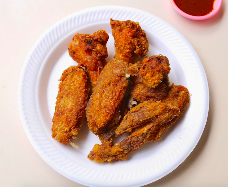 Yan Fried Bee Hoon Chicken Wings - AspirantSG